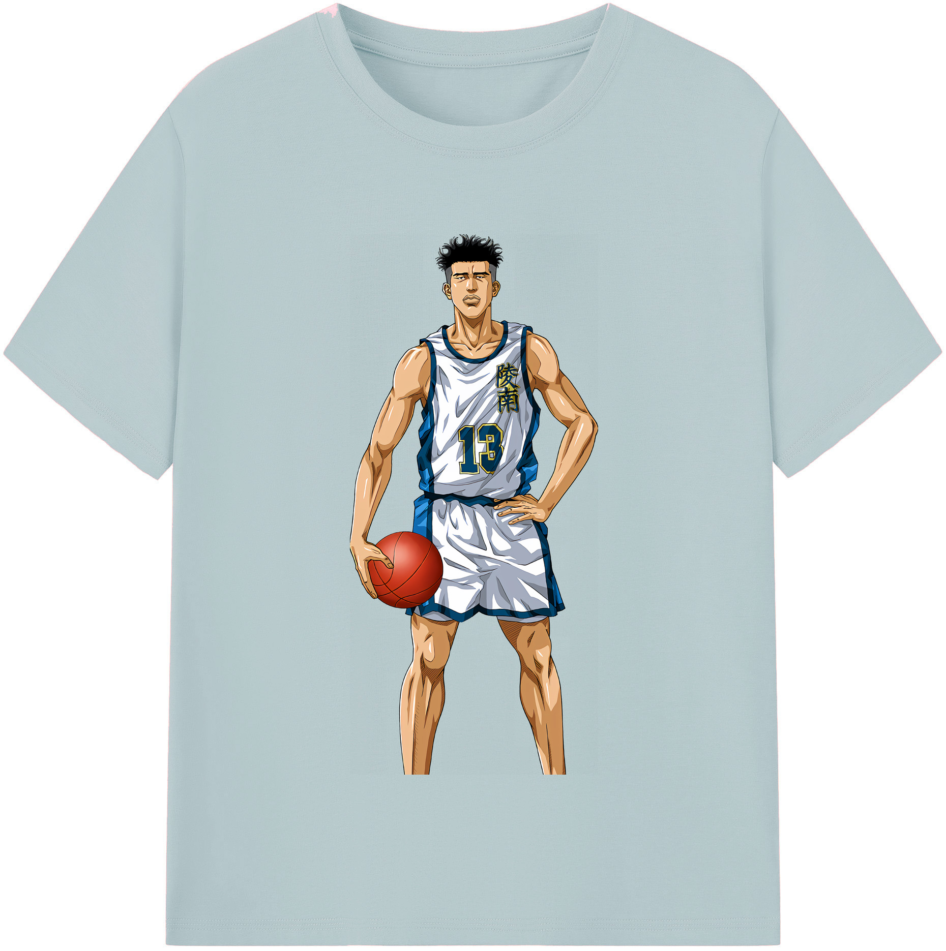 SLAM DUNK／スラムダンク 綿100％半袖Tシャツ（フロントプリント）